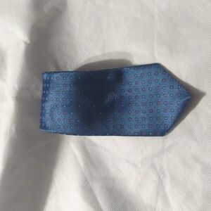 Vintage John Henry Blue with Red Cream Blue Pattern Neck Tie